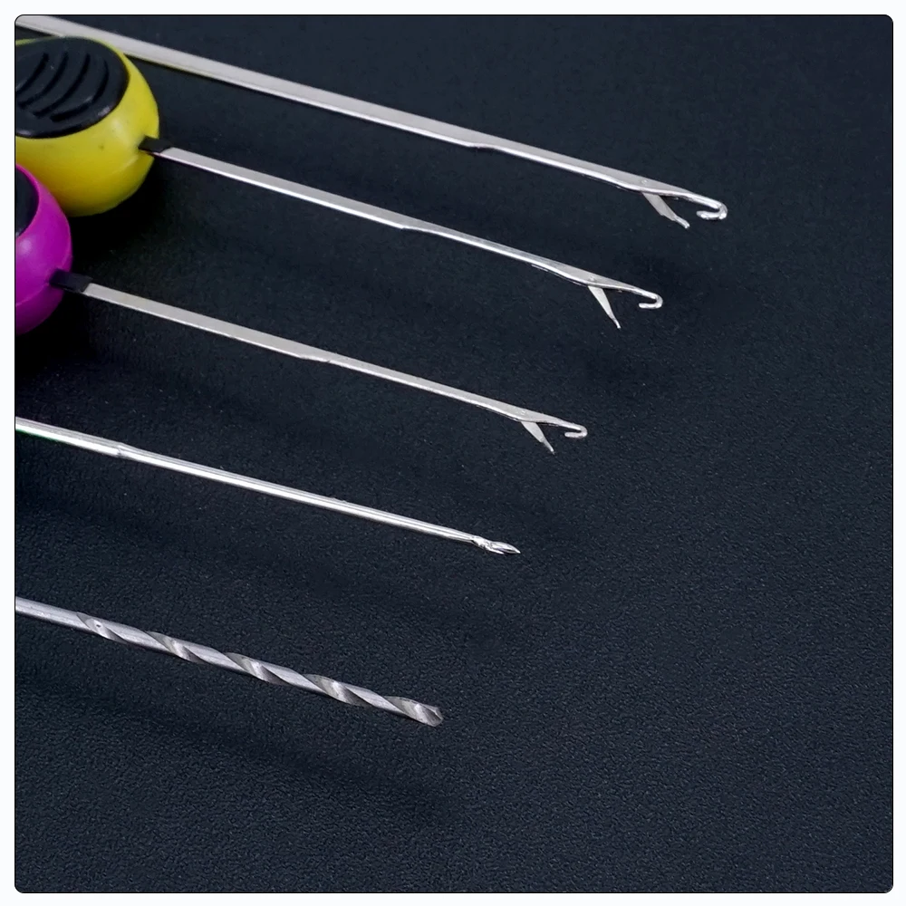 Hirisi 5x Carp Fishing Tool Bait Needle Set Pop Up Boilie Rigs BT20 Carp Hook Rig Making Tools Accessories