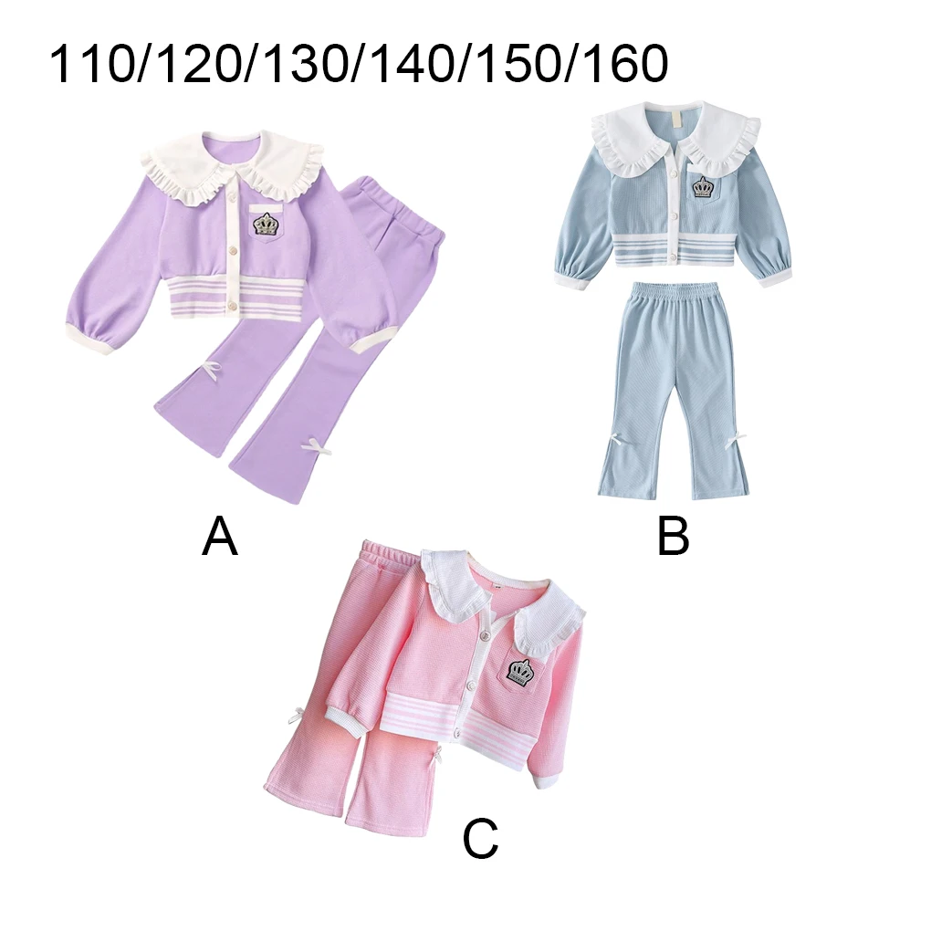 

Girls Spring Suit Korean Sportswear Coats Pants Teen Girl Tracksuits