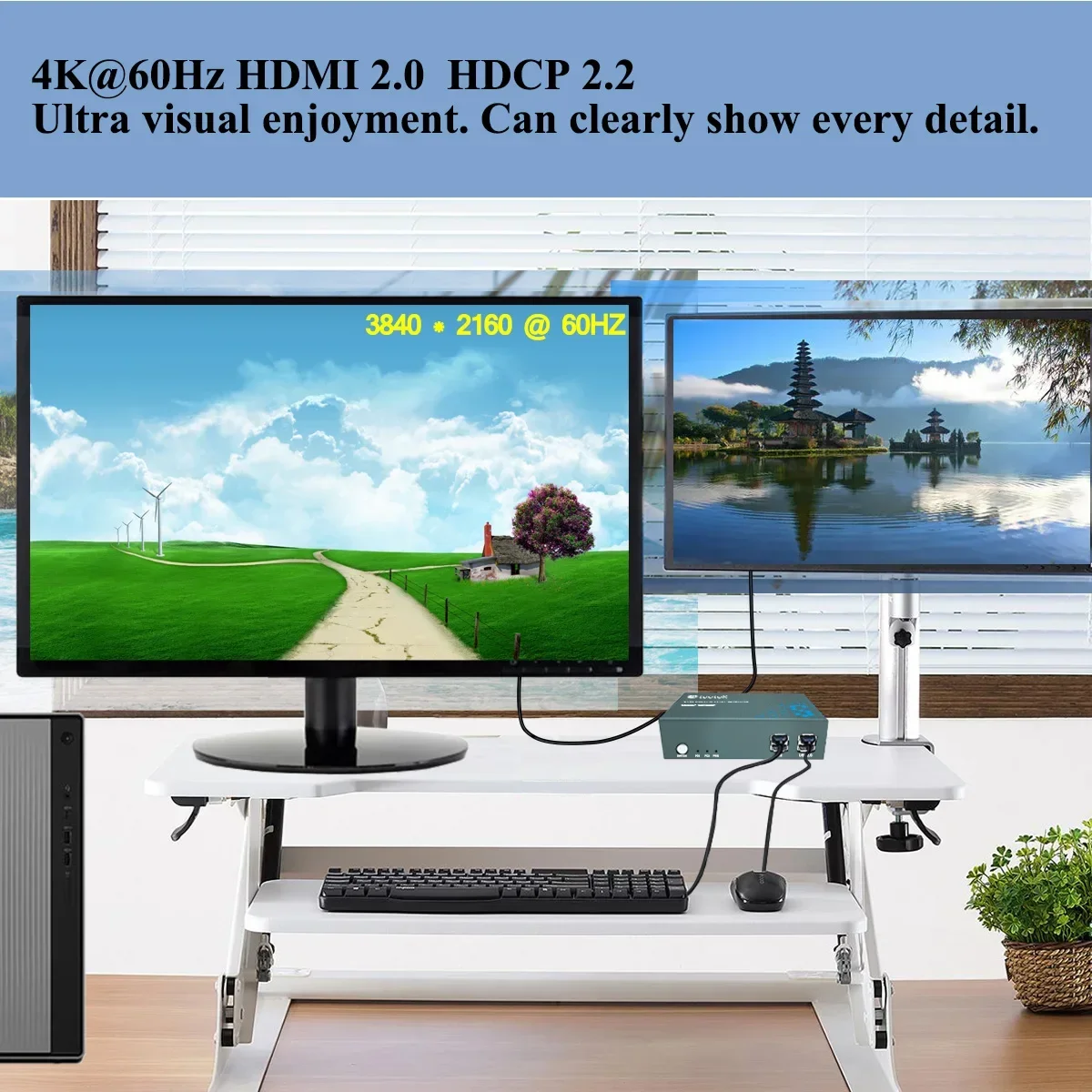 Hdmi Usb Kvm Switch Computadores 4k Portas hd Computadores Portas 16 Portas Thunderbolt dp Dvi Compatível para Xiaomi mi Box Ps4 tv - Imagem 6