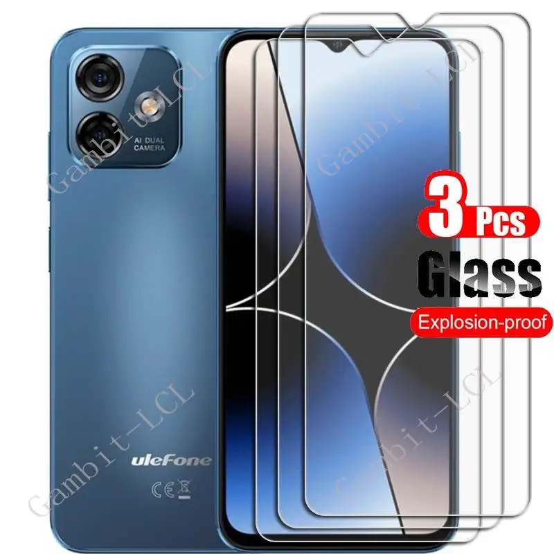 

3PCS 9H Tempered Glass For Ulefone Note 16 Pro Protective Film On Note16Pro Note16 16Pro 6.52" Screen Protector Cover