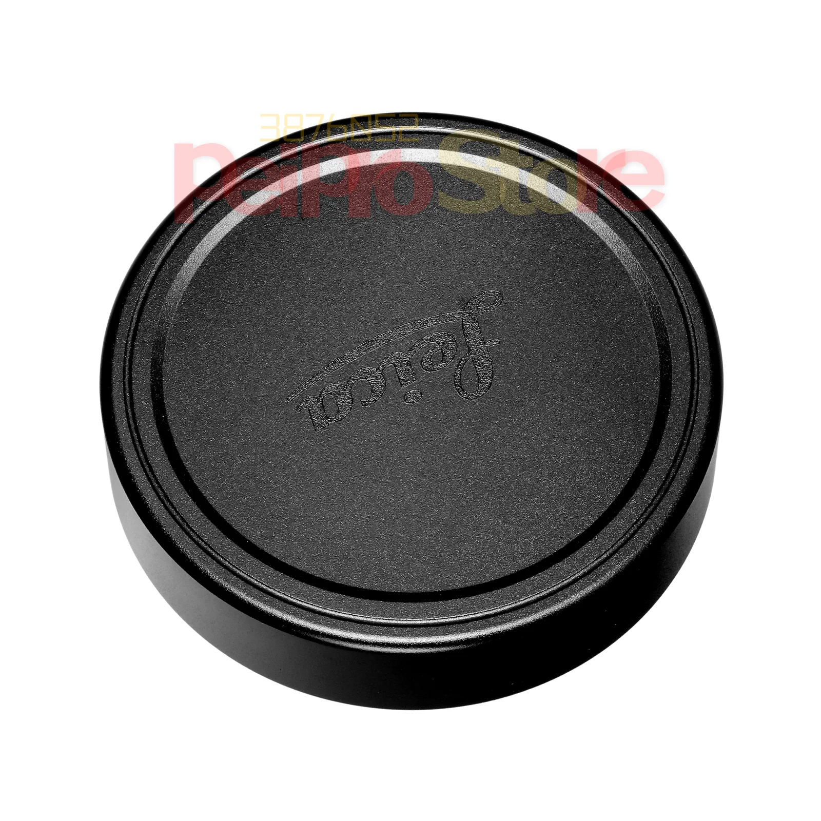 Peipro Q/Q2 Cappuccio Per Obiettivo In Metallo Compatibile Con Leica Q (Typ 116) Q2, Copriobiettivo Anteriore Nero Per Fotocamera Insider Flanella Ner