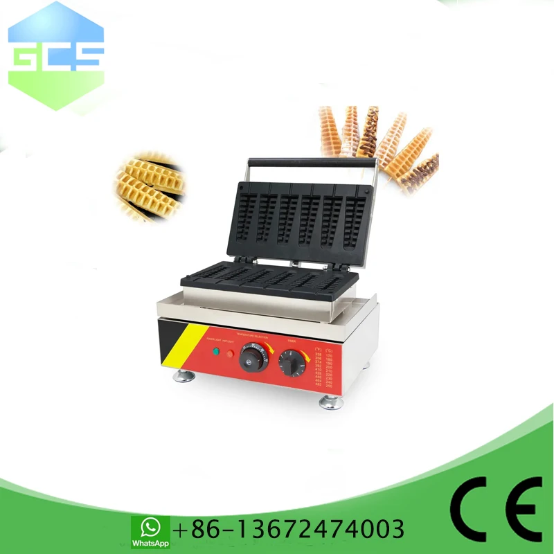 Stick Waffle Machine Commercial Snack machine Electric Lolly Waffle Sticks Maker with CE