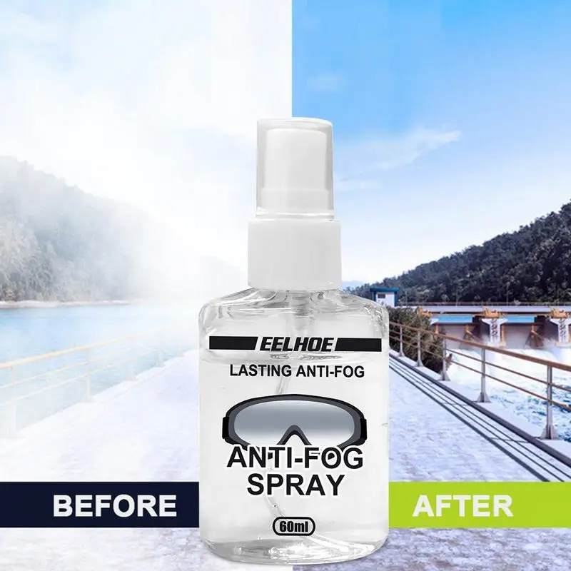 Anti-Fog Spray 60ml For Swim Pool Swimming Goggles Glasses Dive Mask Lens Cleaner Sports Glasses Quick Dry