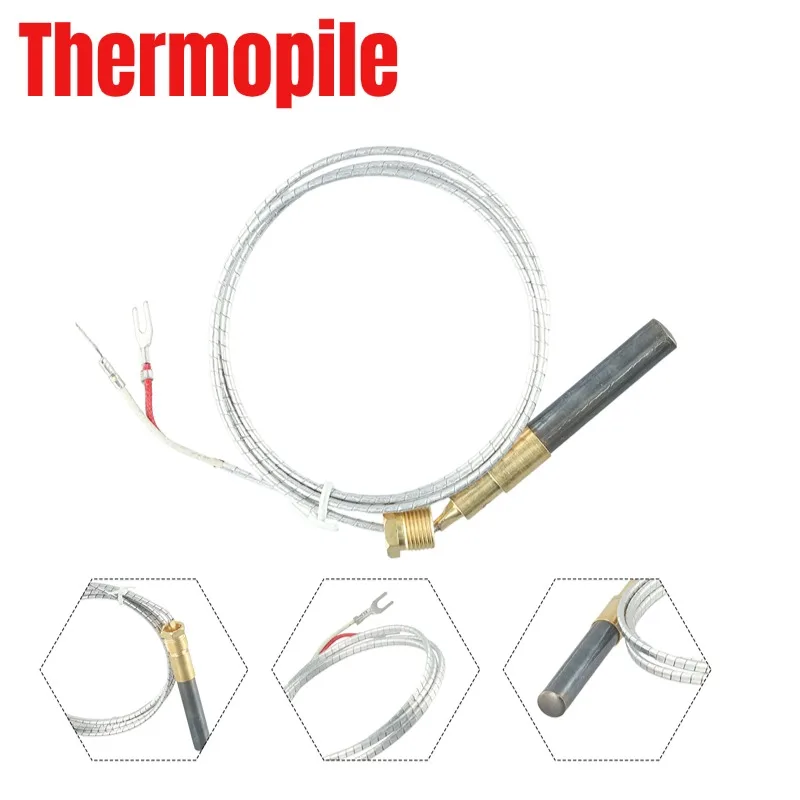 Pilot Burner Thermopile Assembly Fireplaces Thermopile Thermopile Gas Fireplace Heater Temperature Hot Water Heater Generator Sensor