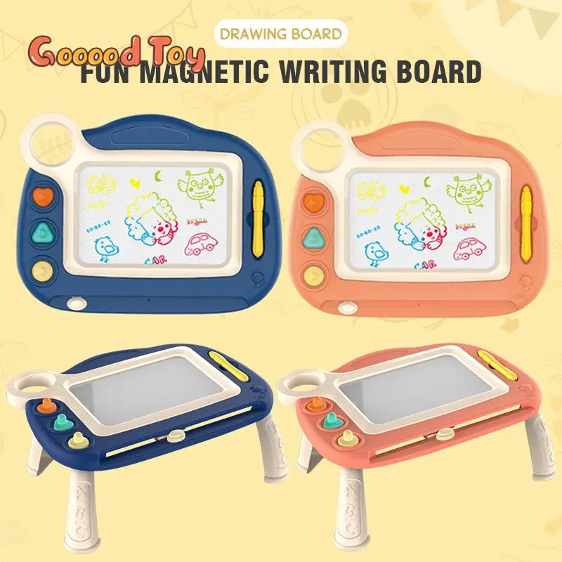 

Магнитная доска для рисования для детей, детский игровой стол, стираемый планшет для письма и рисования, игрушки для детей от 3 до 5 лет, подарок