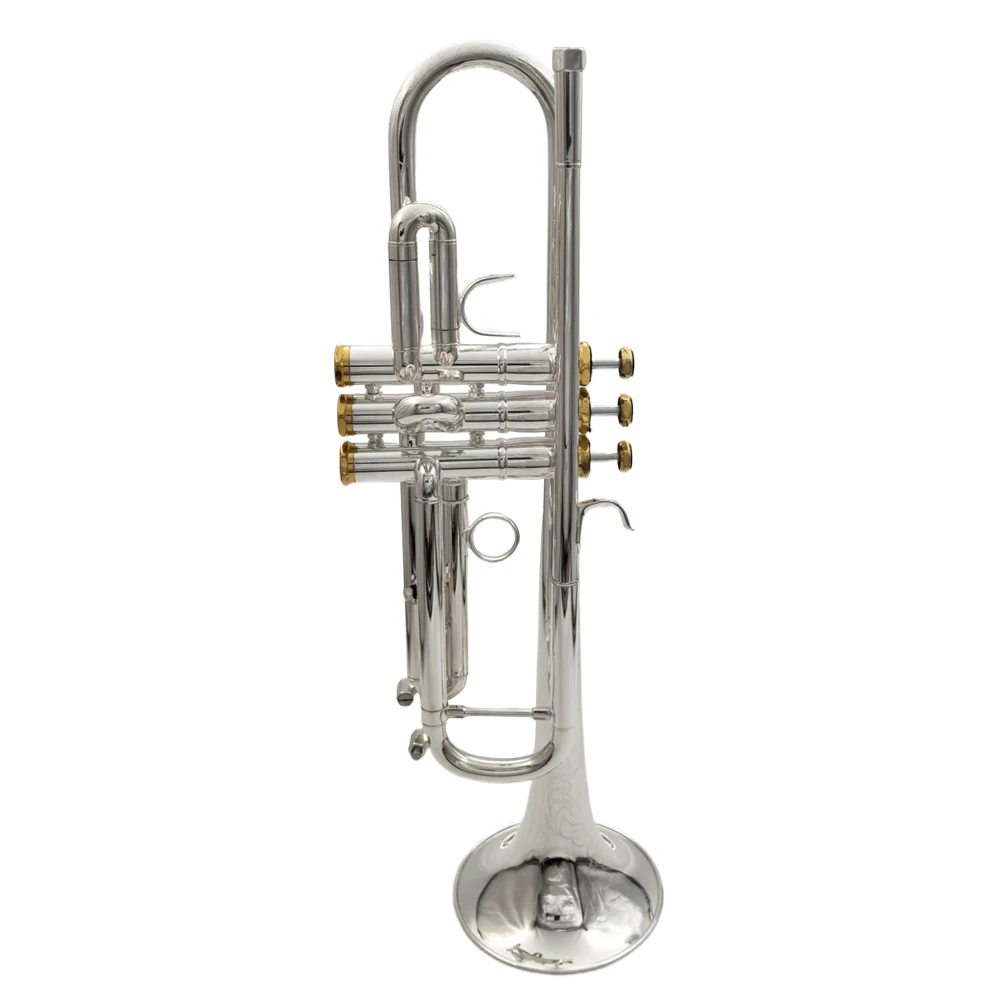 Eastern Music classic reverse leadpipe design .460&rdquo; ML bore with a one-piece Yellow Brass Bell trumpet
