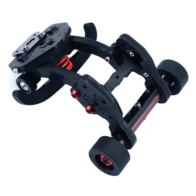 Roue de levage pour Arrma KRATON 6S V6 EXB NOTORIOUS 1/8 RC installée sur le véhicule, prête à l'emploi