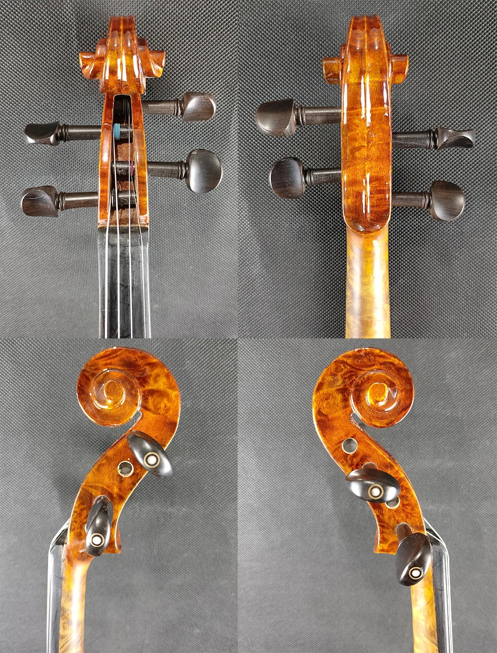 4/4 Size Handmade Oil Varnish APEXEL Violin Acoustic Violin Violin Accessories