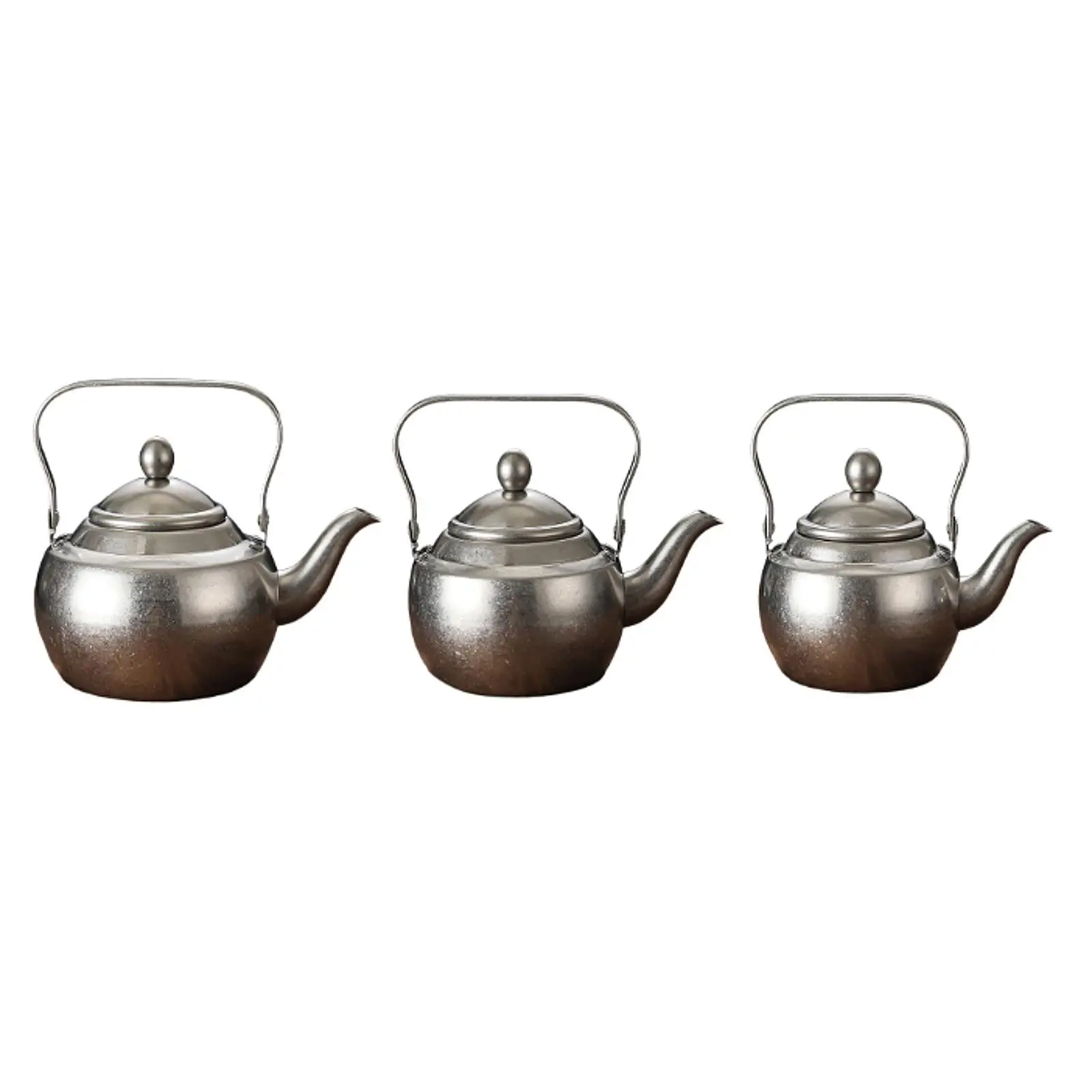 Thick stainless steel teapot with handle, portable, with removable infuser, Thick stainless steel teapot with handle, portable, with removable infuser,