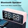 Clock Audio Stall Receiving K Voice Wireless Bluetooth G50 Mini Card Mirror Alarm Speaker with FM Prompt  mini speaker 3