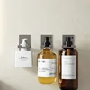 2/4/6Pcs Adjustable Shampoo Bottle Rack Hook Universal Shower Gel Holder Wall Mounted Hand Liquid Soap Hanger Bathroom Shelves 3