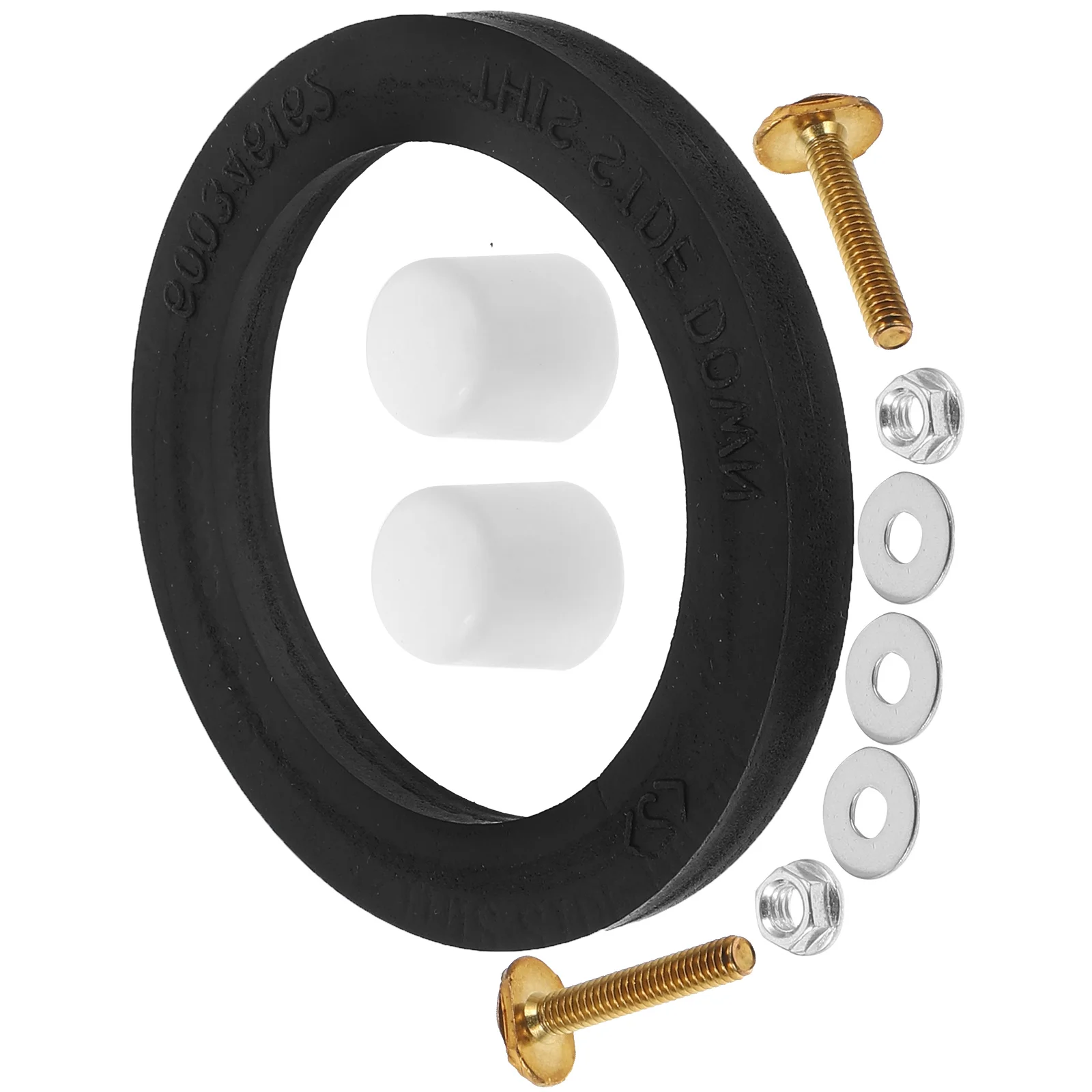 

Bolts Toilet Tank Parts Rv Valve Compatible Rubber Sealing Conditioner Abs Ring