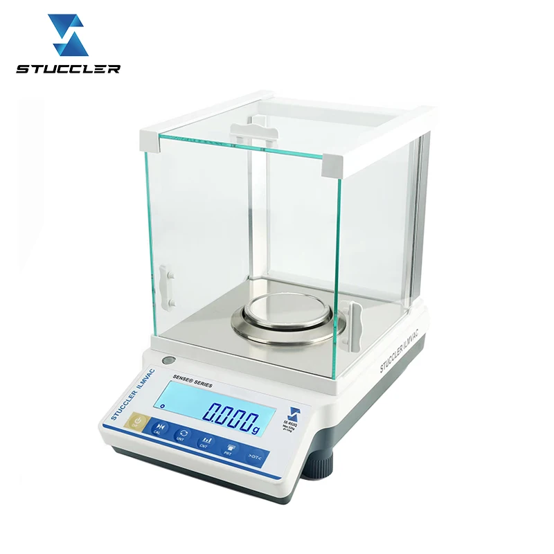 

Stuccler SE high precision digital lab balance 0.001g analytical laboratory balance electronic portable lab weighing scale