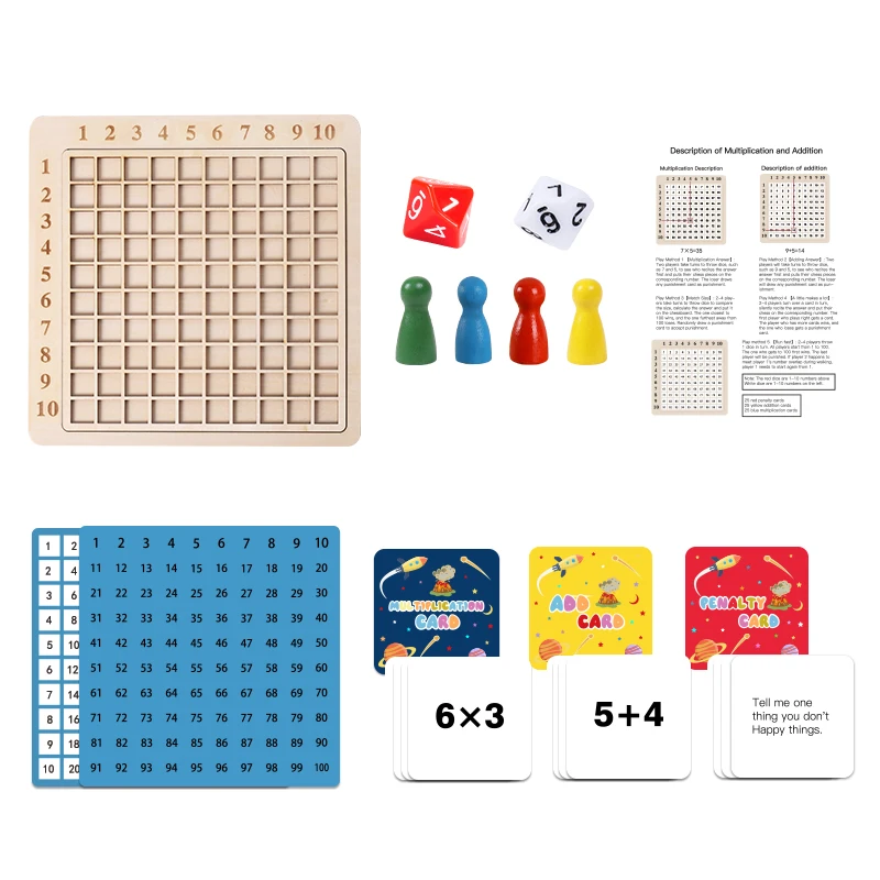 kids-montessori-math-study-toy-mathematics-teaching-aids-digital-matching-box-children's-early-educational-learning-wooden