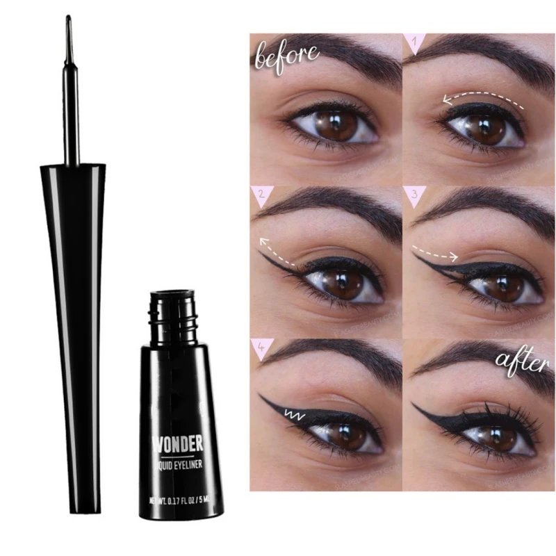 

Matte Waterproof Long Lasting Liquid Eyeliner Pencil Sweatproof Quick Dry Easy To Wear High Pigment Eye Liner Pen Eye Makeup