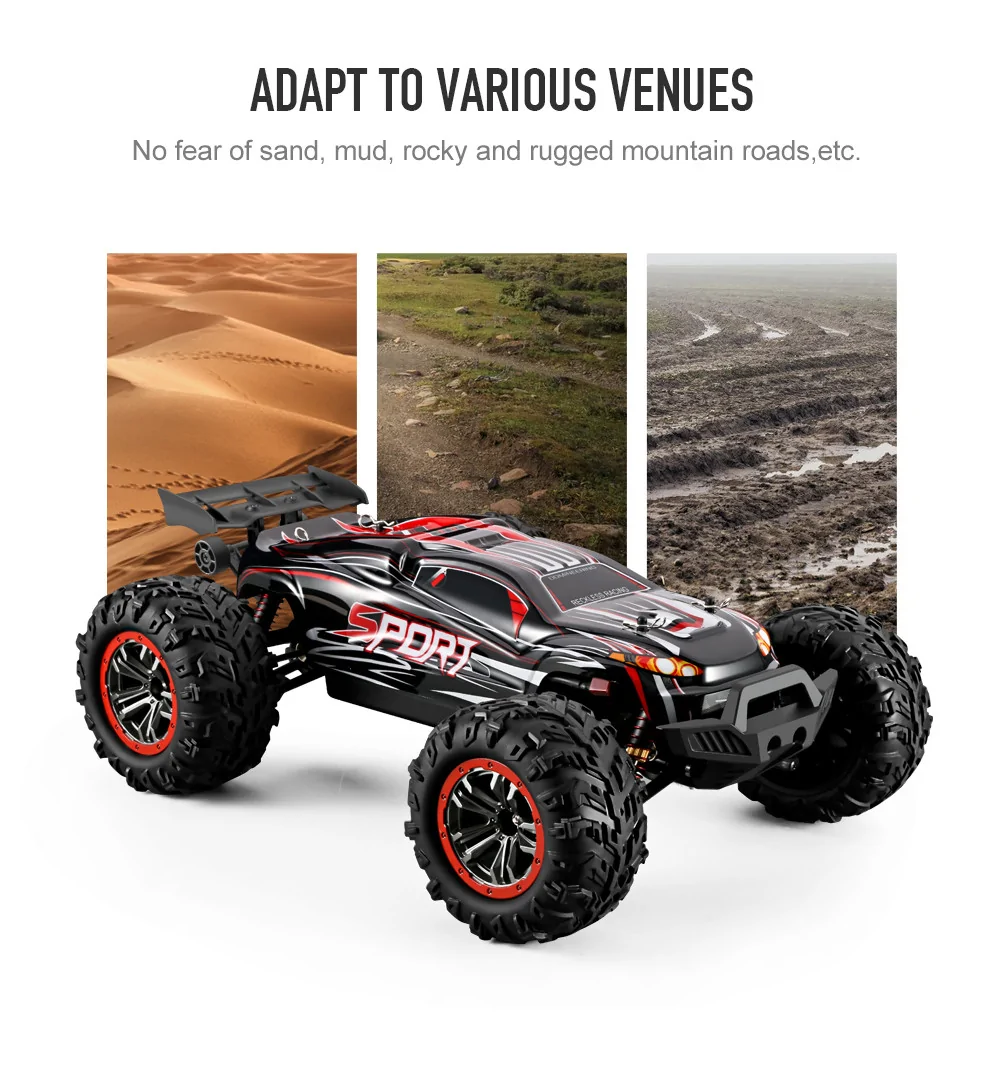 XLF X03A MAX Brushless Upgraded RTR 1/10 2.4G 4WD 60km/h RC Car Model Electric Off-Road Vehicles