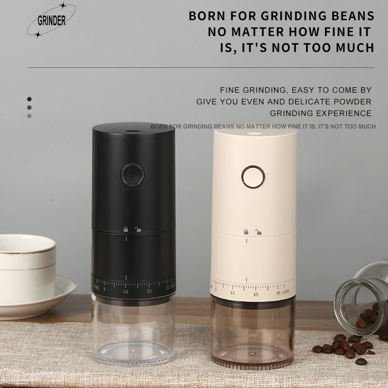 Description Picture 2 of itemUSB Rechargeable Electric Coffee Grinder 1500mAH Mixer Grinder Coffee Bean Grinder Kitchen Accessories