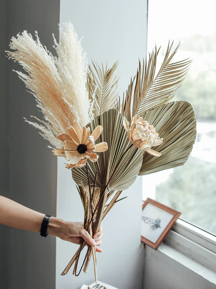 3 Stems 44 Silk Pampas Grass Artificial Plant Sprays