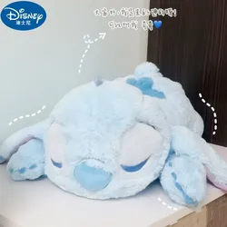Large Disney's Lilo & Stitch Plush Stuffed Closed-eye Doll Sleep On Your Stomach Sofa Pillow Toys Birthday For Childre Girl Gift