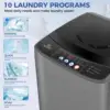 Portable Washing Machine, 20Lbs Capacity Full-Automatic Portable Washer Machine, 2.8Cu.ft Washer and Dryer Combo with Drain Pump 3