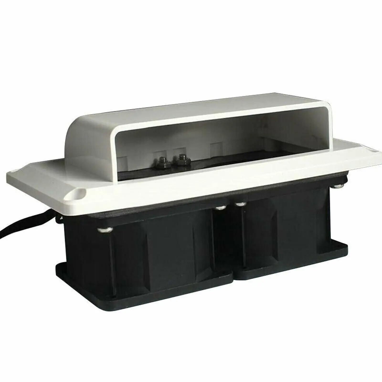 Accessories 12V Range Hood Exhaust Fan Black And White Vent Quick Exhaust Oil Suction Kitchen Vent For Motorhome