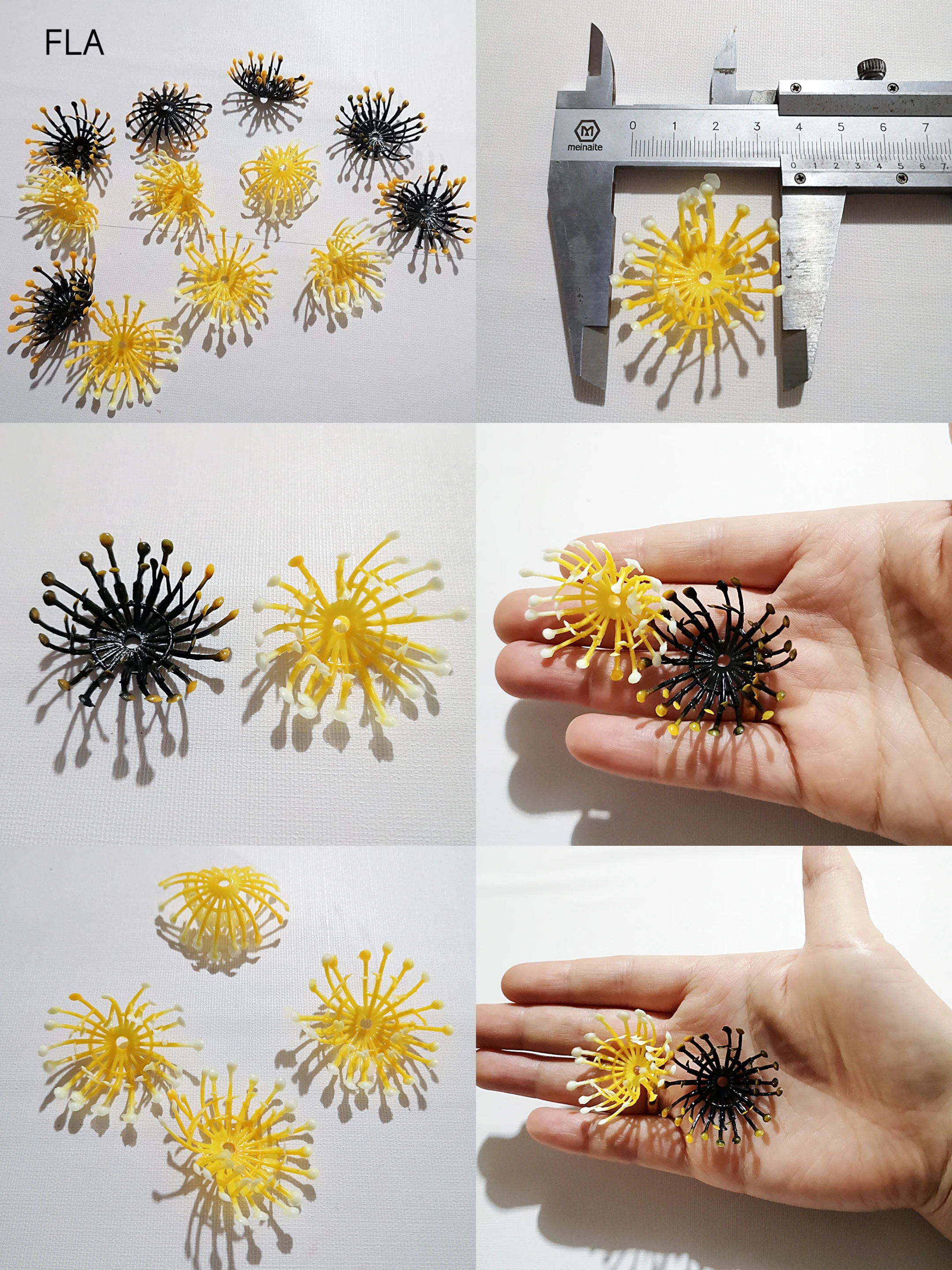 20 stücke Daisy DIY Blume Hochzeit Weihnachten Home Dekoration Künstliche Kunststoff Pflanze Wand Dekoration Miniatur Garten Dekoration – Detail 1