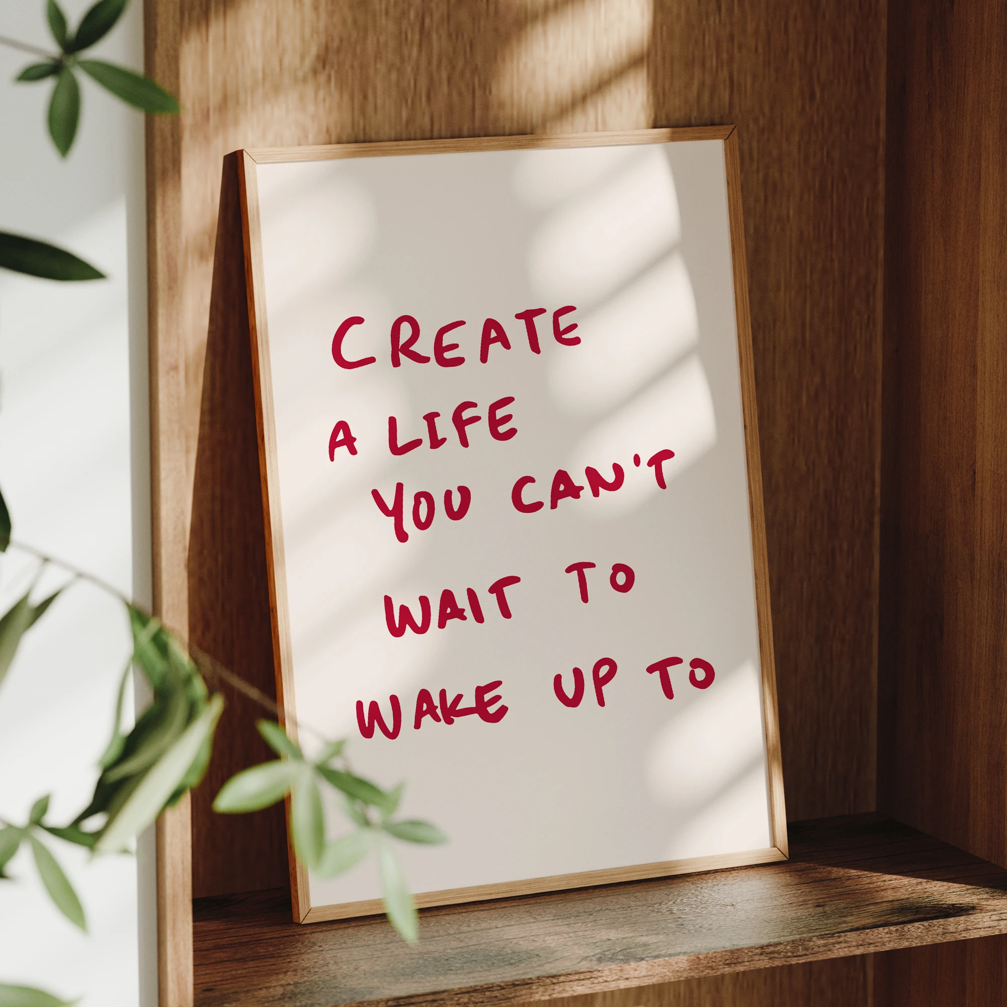 Motivational Wall Art Canvas - Inspirational Quote