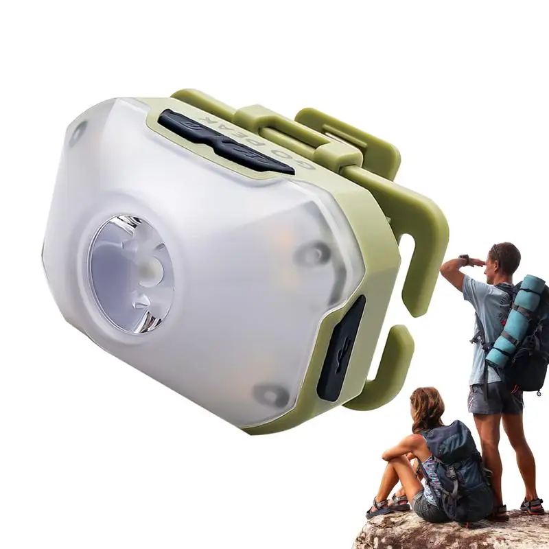 

Headlamp Rechargeable Fishing Camping Bright Headlamp Lightweight Angle Adjustable Running Headlamp Rechargeable Headlight For