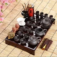 Tea Set Tea Ceremony Tools Fathers Day Gift Idea Kung Fu Tea Set Chinese Tea Ceremony Table Over Eight-piece Set