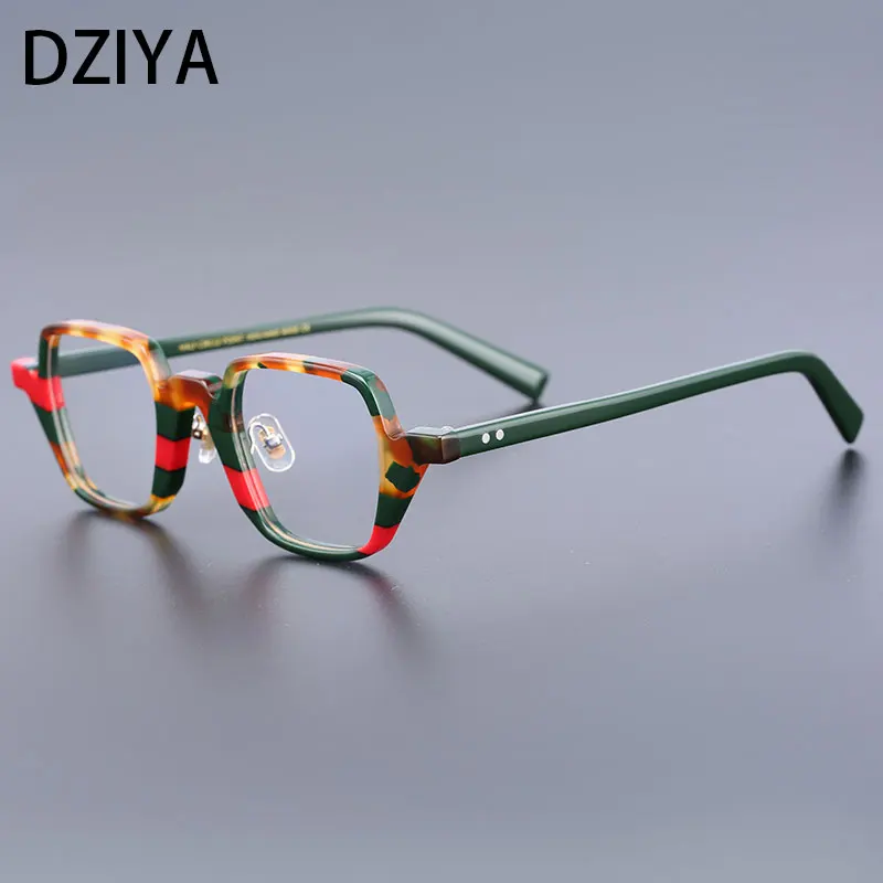 

Retro High Quality Cat Eye Acetate Glasses Frame Personality Men Ladies Optical Fashion Computer Glasses 60117