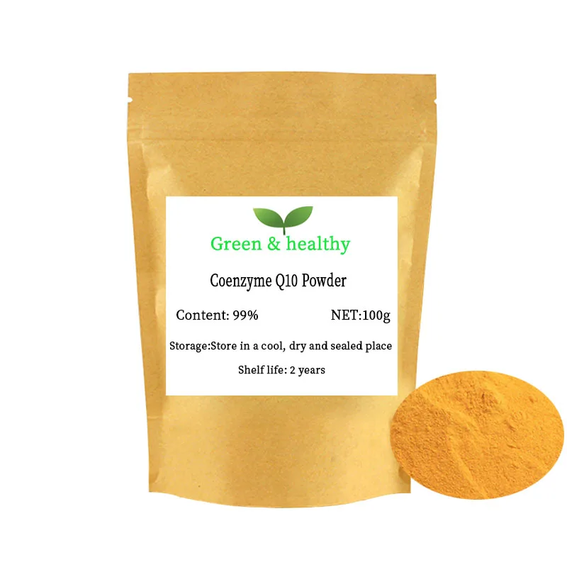 

Coenzyme Q10 Powder Cosmetic Skin Care Raw Material Free Shipping