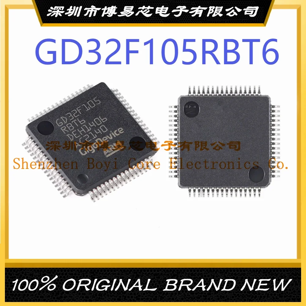 1PCS/LOTE GD32F105RBT6 Brand new original spot LQFP64 MCU IC chip 1 pcs lote tps65150rger tps65150 vqfn 24 100% brand new and original