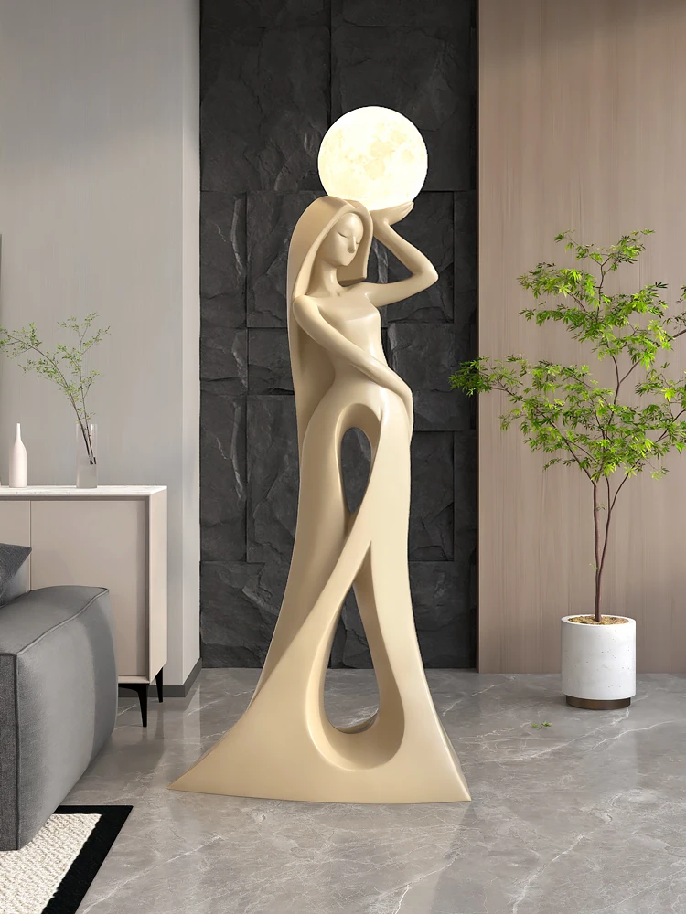 Elegant Lady Floor Statue 4