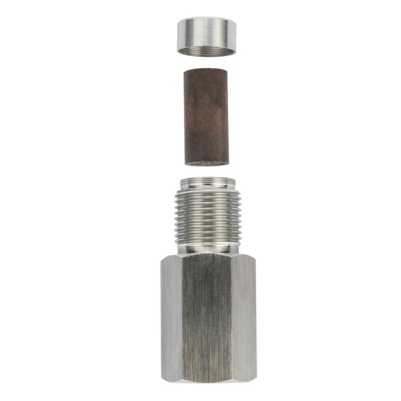 Oxygen O2 Sensor Spacer Adapter Engine Light Oxygen Sensor Simulator Extender M18X1.5 Catalytic Converter CEL Eliminator Check o2 sensor extender spacer