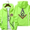 Mason Masonic Freemasonry Square And Compass Jacket Men Women Sun protection jacket Windbreaker Reflective Coat Fashion Clothing 4