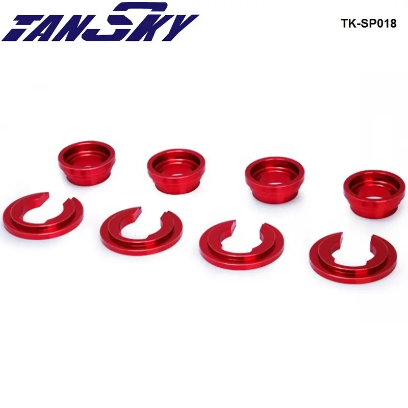 RED SUBFRAME SUN FRAME BUSHING COLLARS SET jdm FOR NISSAN S13 S14 240SX TK-SP018