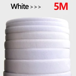 5 - Meter Non - Adhesive Hook and Loop Fastener Tape for Sewing and DIY Projects (White  5Meter)