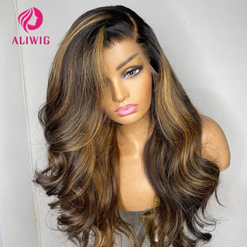 Highlight Wig Human Hair 13x4 Honey Blonde Body Wave Lace Front Wig Brazilian 13x6 Full Hd Lace Frontal Glueless Wigs For Women 1