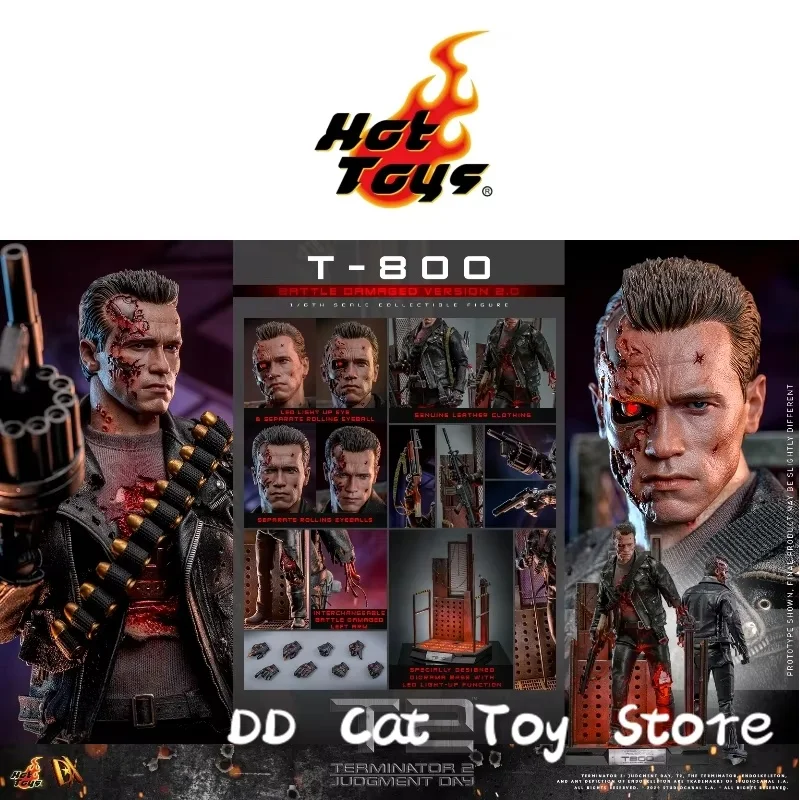 Hot Toys T-800 DX46 1:6フィギュア In Stock Original Hot Toys DX46 1/6 Terminator 2: Judgment Day T