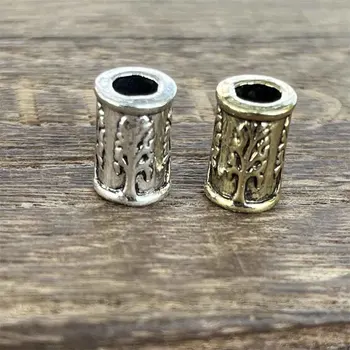 Tree of Life Viking Runes Hair Bead for Crafts