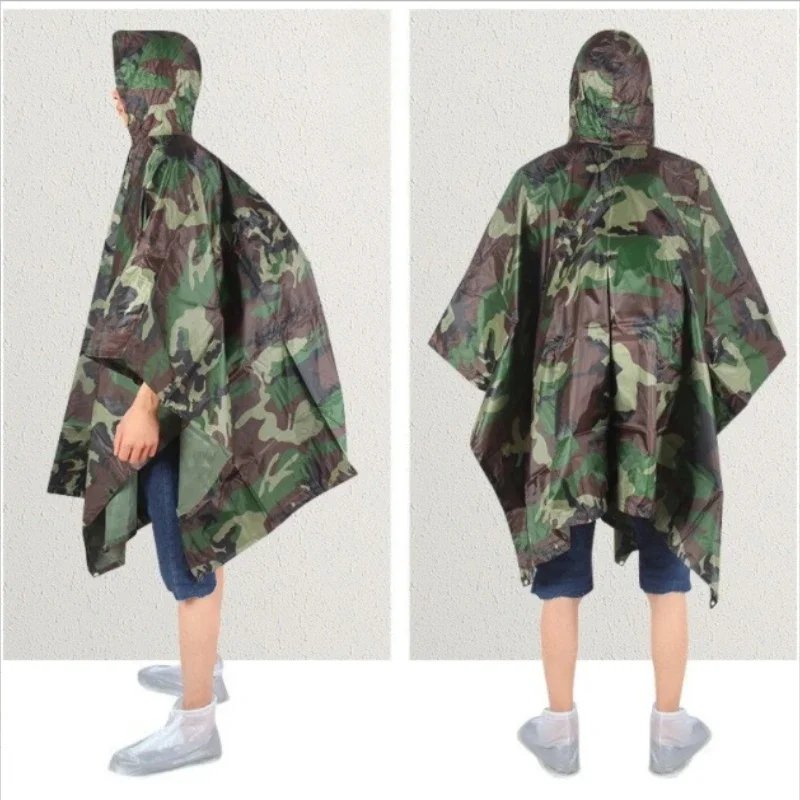 Man Military Impermeable Zipper Camo Raincoat Waterproof Rain Coat Men Raincoat Women Awning The Rain Motorcycle Poncho