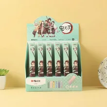 24 Pcs/lot Creative Demon Slayer Blind Box Nezuko Gel Pen Mystery Box Study Stationery School Supplies Toys Gift 0.5mm