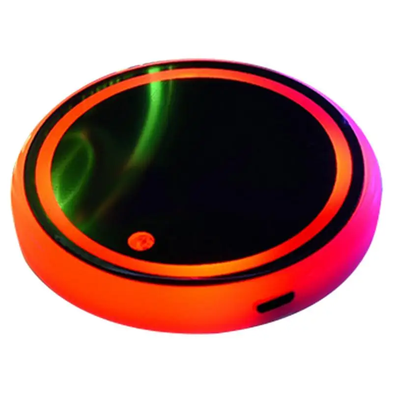 

Multi-Color Car Luminous Coasters Luminescent Cup Pad Interior Atmosphere Lamp Sensitive Sensing LED Car Interior Atmosphere