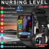 2025 NEW Nursing level Smarthealth Watch Sapphire Screen ECG+PPG Blood Lipids Uric Acid  Bluetooth calling Health smartwatch Men 1