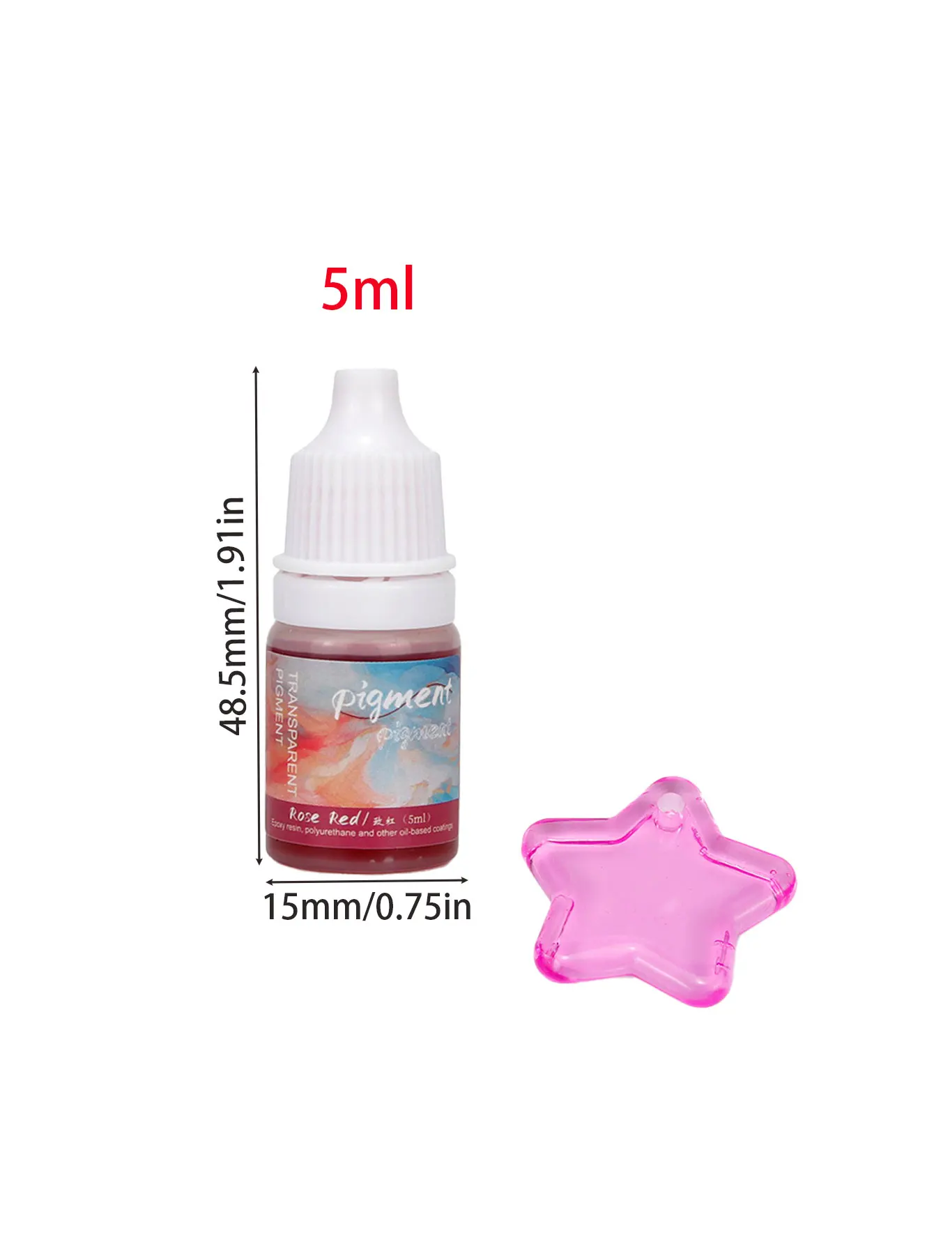 24-Color Epoxy Resin Paint Pigment Set - Concentrated Liquid Dye for UV Resin Coloring and DIY Jewelry Art Crafting