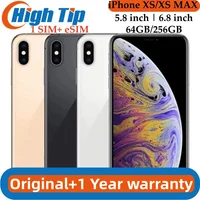 Apple iPhone XS 5.8"/XS MAX 6.5“RAM 4GB ROM 64GB/256GB/512GB Smartphone Hexa Core IOS A12 Bionic NFC LTE 4G Unlocked Used Phone