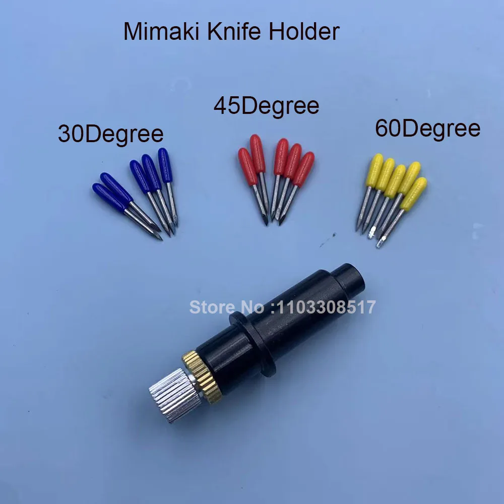 미마키 커팅 나이프 블레이드 거치대 30 45 60 도 초경합금 블레이드, 미마키 CJV30 CJV150 CG-60 CG-130 CG-75 커터용, 6 개