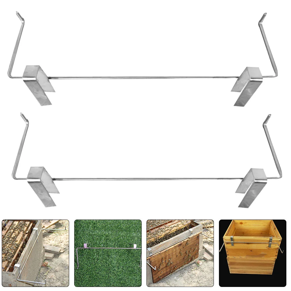 

2pcs Bee House Storage Rack Outdoor Hanging Bee House Rack Storage Shelf