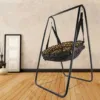 Hammock Stand Heavy Duty Metal Hammock Frame Capacity Fits Hammocks Hammock Rack Strong Load Bearing Anti-deformed Hammock Chair 6