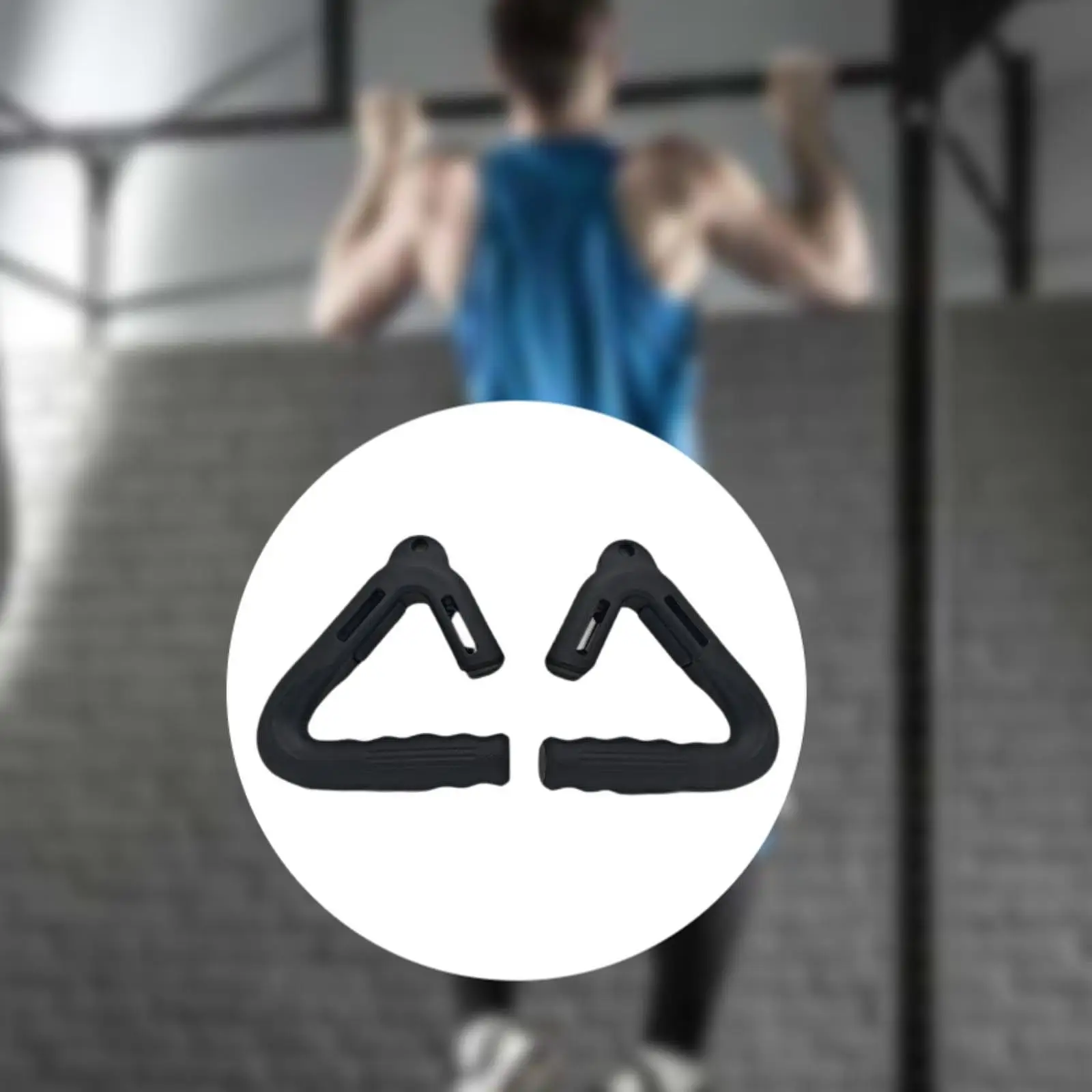 2Pcs Pull up Handles Resistance Band Handles Hand Grips Ergonomic Fitness Pull Down Attachment for Strength Training